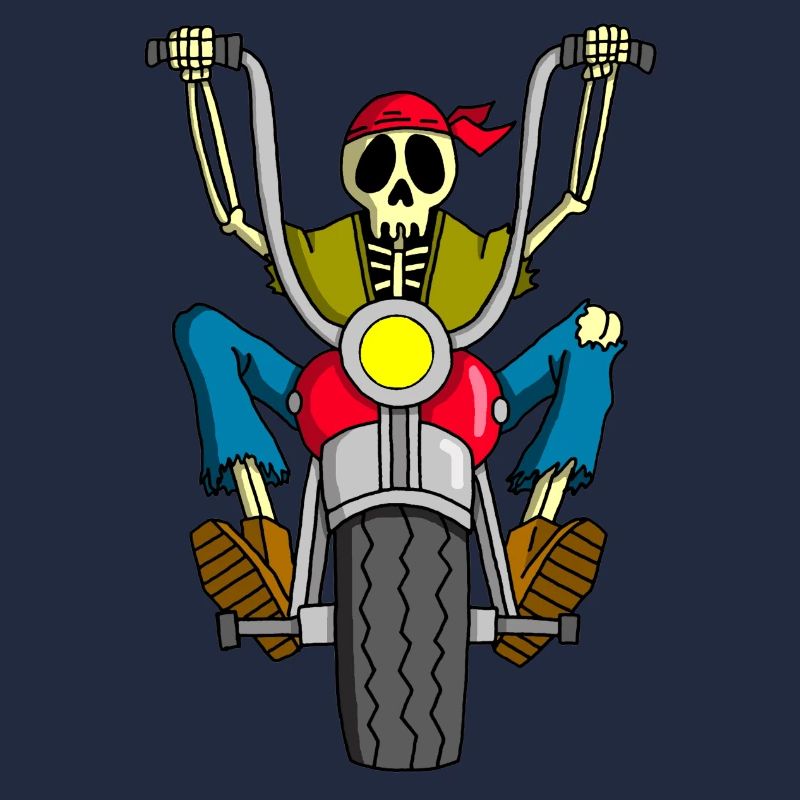 Skelett Motorrad