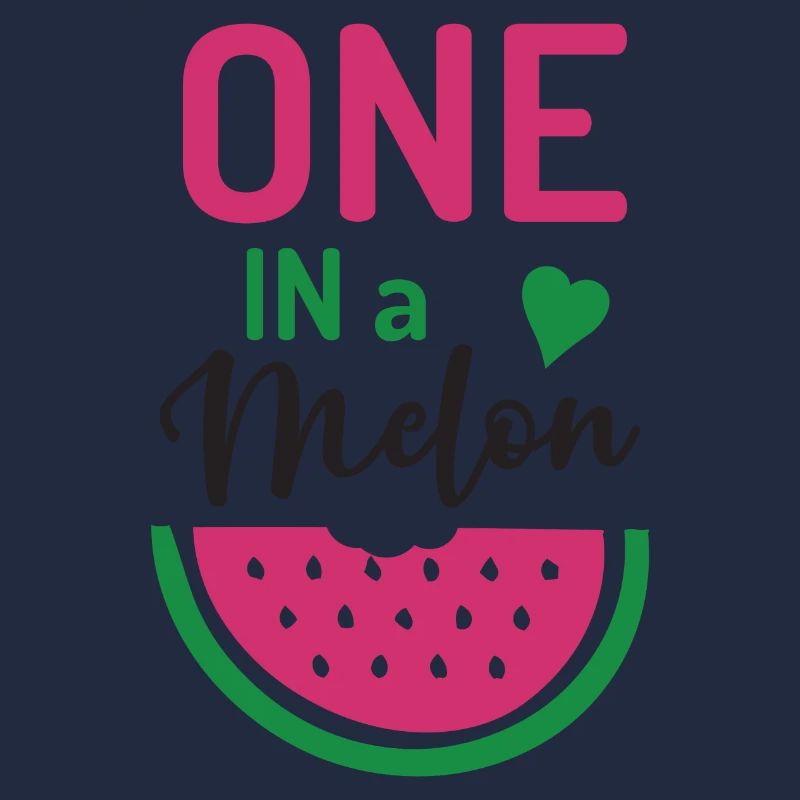 Eins in einer Melone
