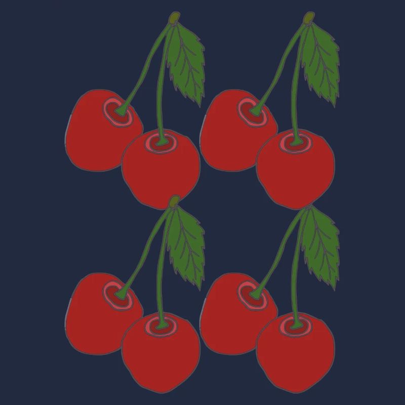 Cherries 4-fold