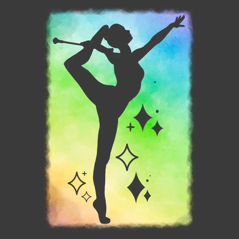 Twirleuse raindow background