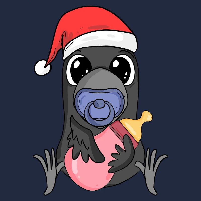 Noël Bébé Corbeau