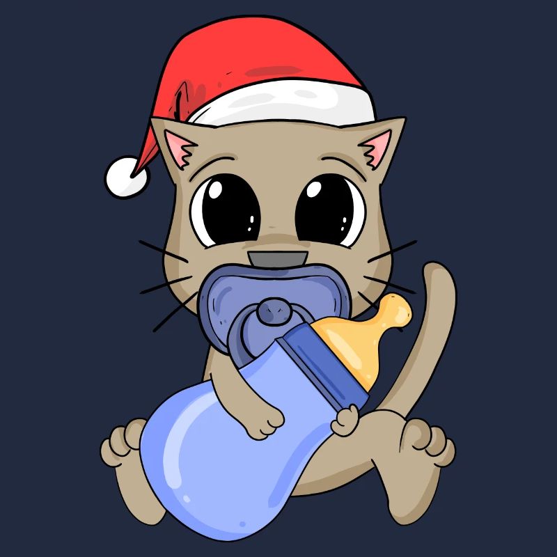 Chat Bébé Noël