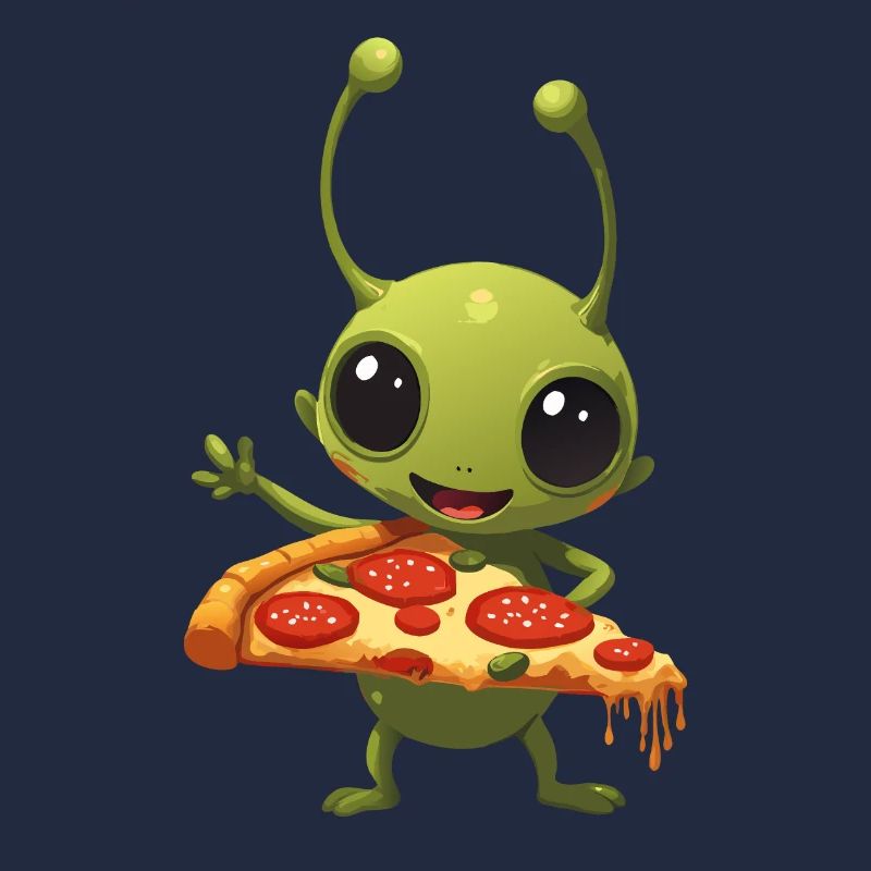 Pizza and Alien