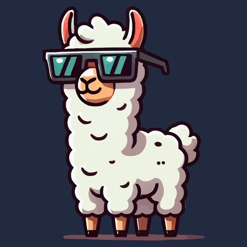 Llama Sunglasses Cool