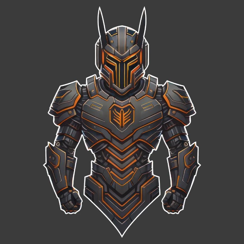Tech-Krieger-Charakter