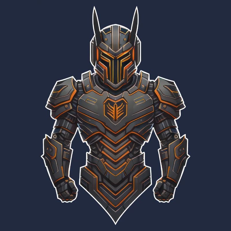 Tech-Krieger-Charakter