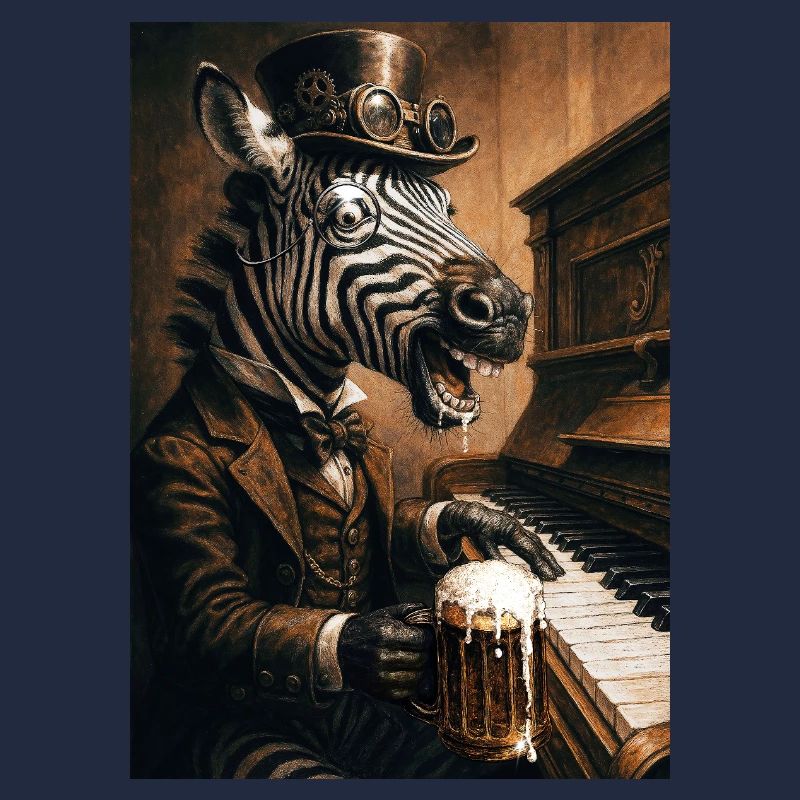 Zebra Pianist