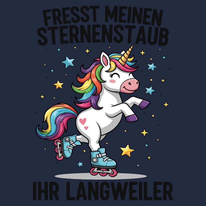 Rollschuh Einhorn
