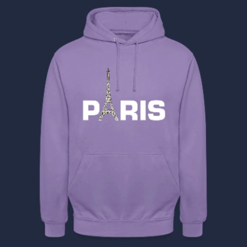 Paris Sweat à capuche avec Tour Eiffel