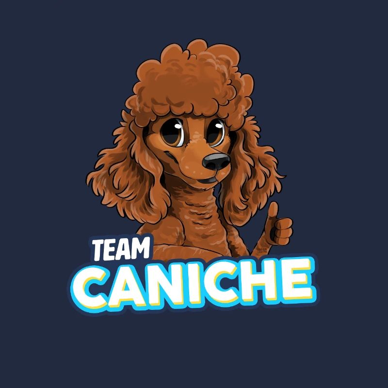 Caniche - Rouge