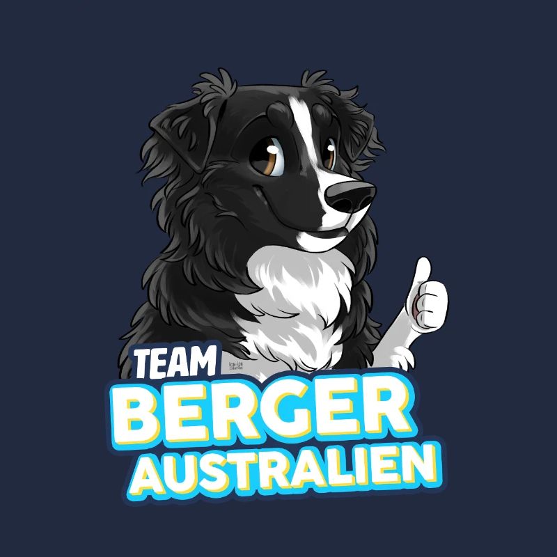TEAM Australian Shepherd Dog - Black