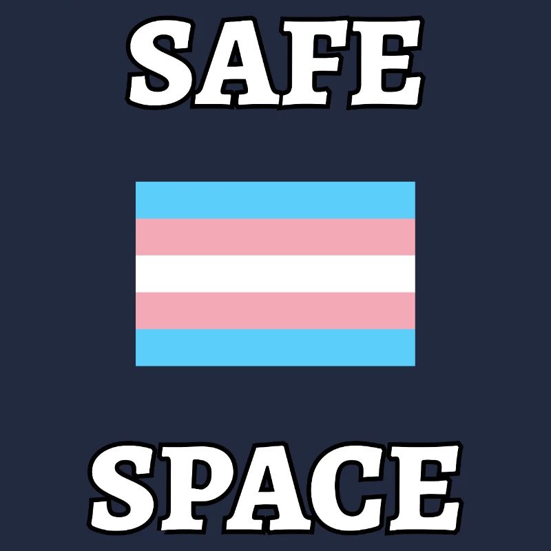 SAFE SPACE TRANS FLAG