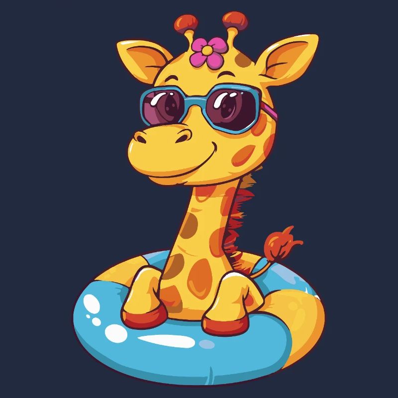 Giraffe Comic Cool