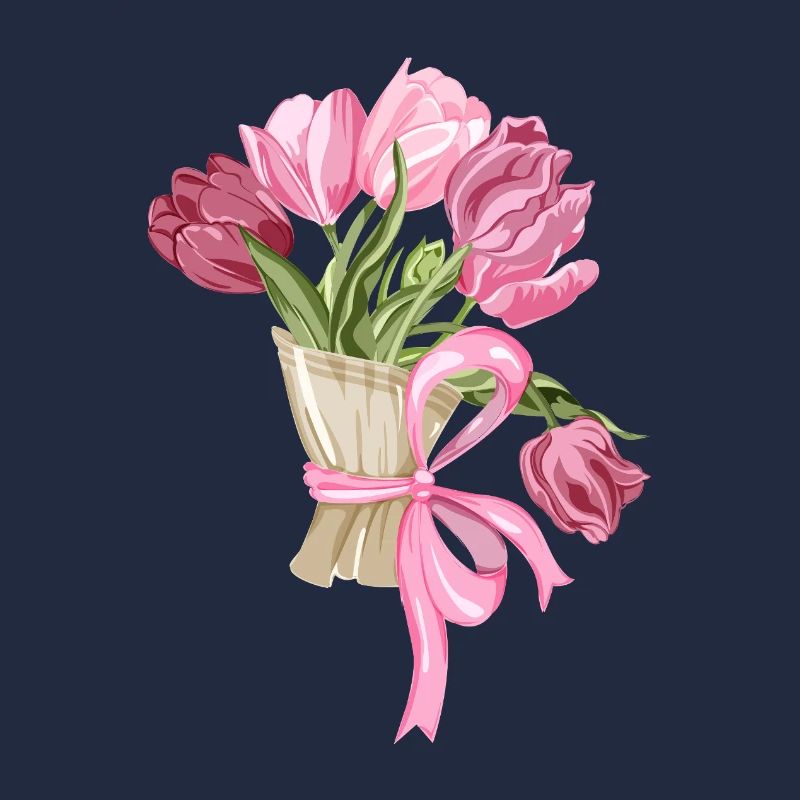 Composition florale vintage aux couleurs pastel