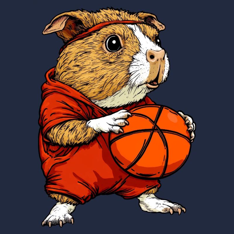 Cochon d’Inde basketteur / basketteur Meersc
