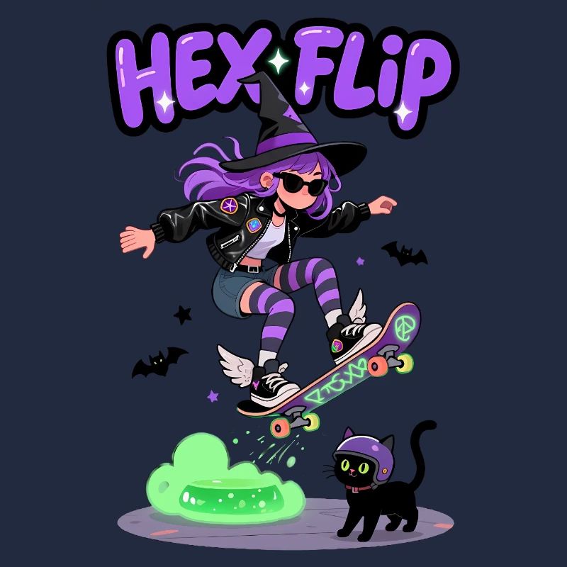 Hex Flip Witch Conception de planche à roulettes