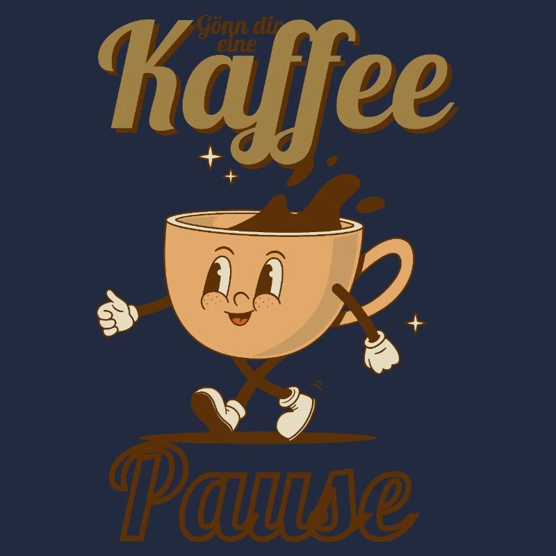 Fröhlicher Kaffeetanz
