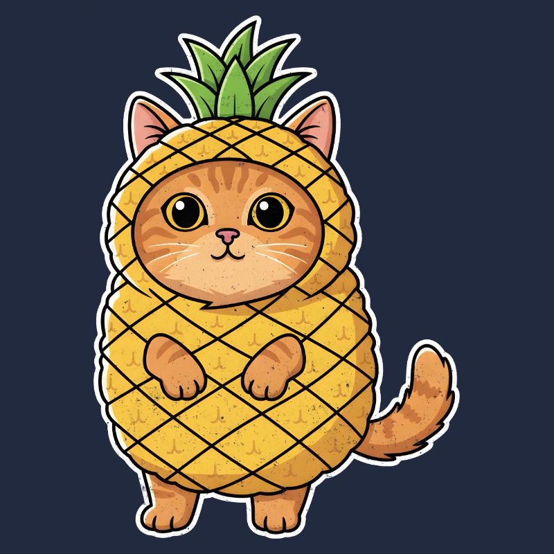 Chat ananas