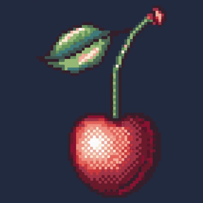 Retro Pixel Cherry