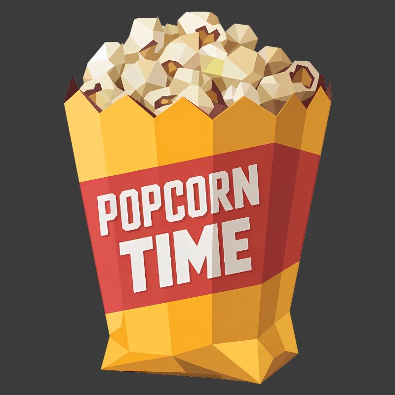 Popcorn Bag - Cool Low Poly Logo