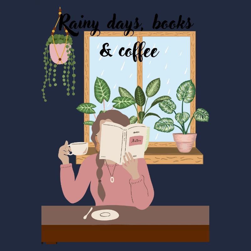 Cuddle days reading with coffee