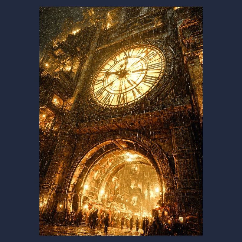Vergoldeter Clockgate-Bogen