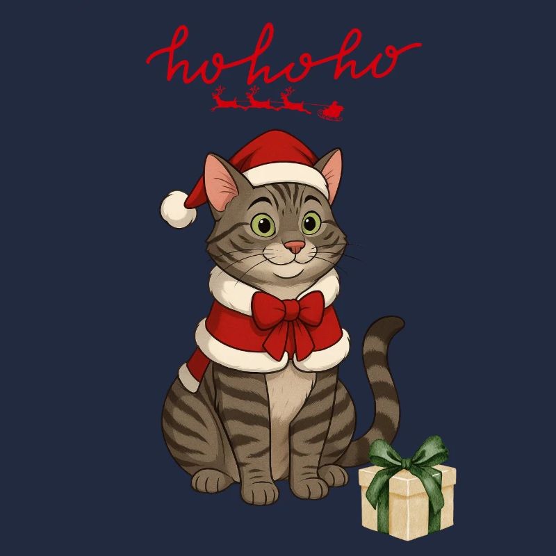 HoHoho, chat gris