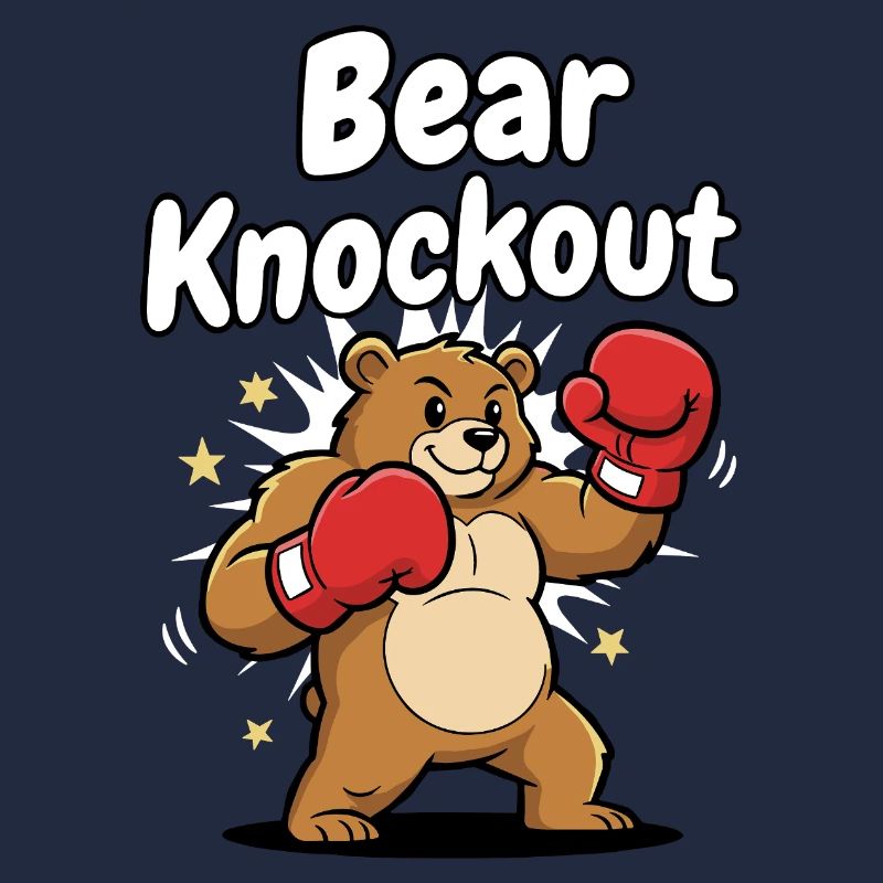 Boxender Bär Knockout