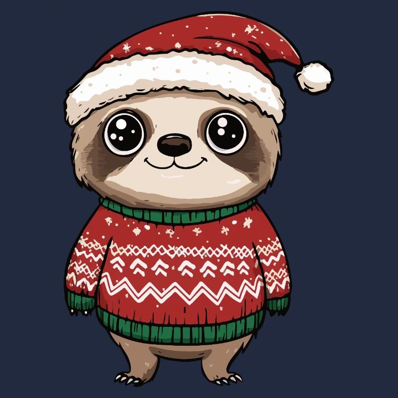 Faultier Weihnachten