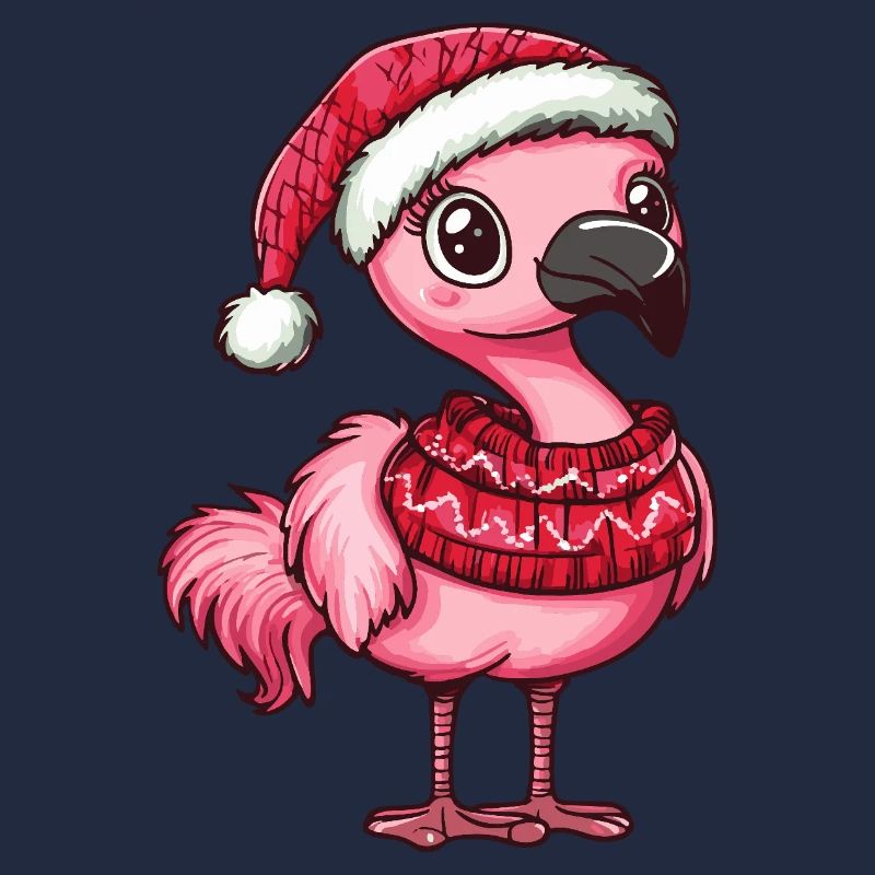 Flamingo Weihnachten