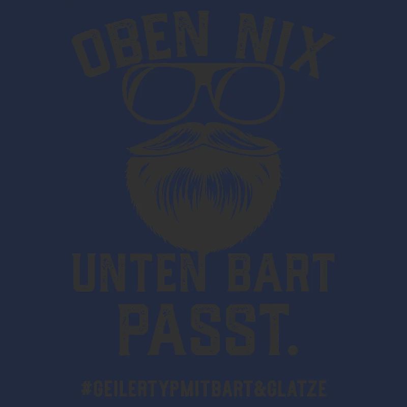 Geiler Typ Mit Bart Und Glatze Bartträger Vollbart