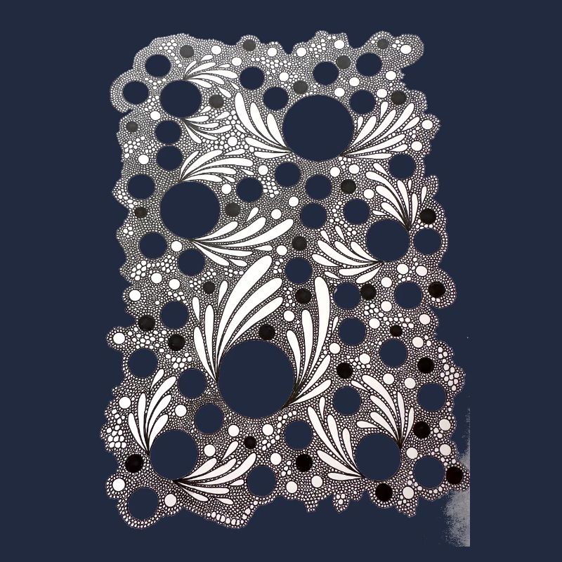 Blattblasen Lace Muster