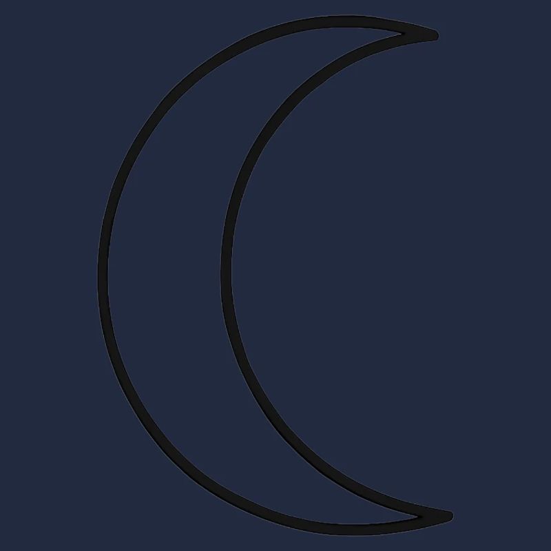 Mond Silhouette