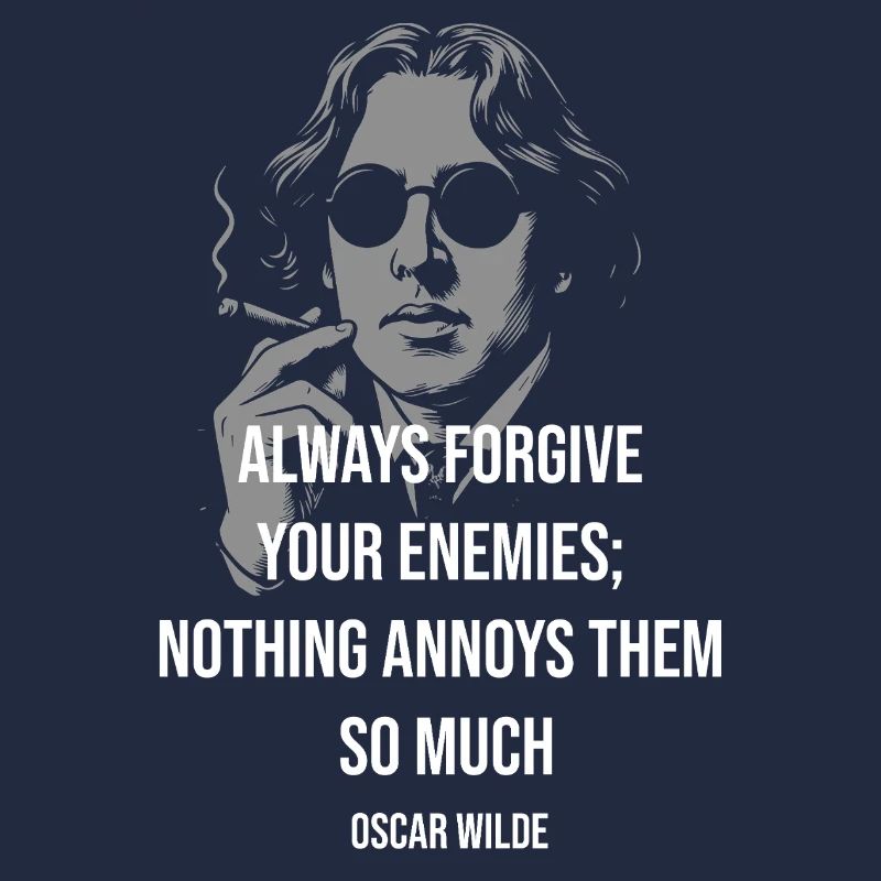 Citation d’Oscar Wilde : Pardonner aux ennemis