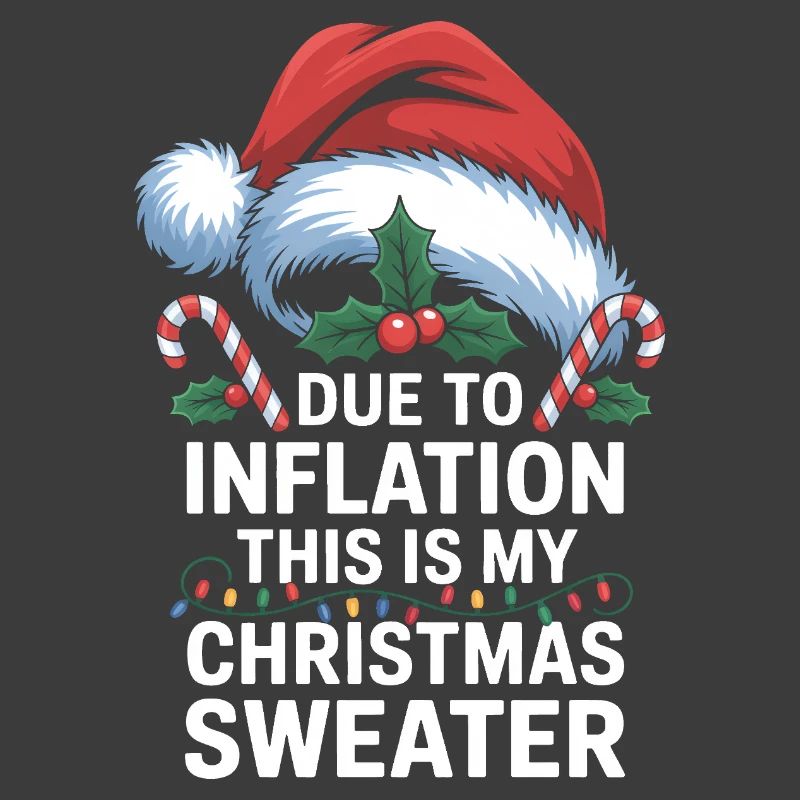 Inflation Weihnachtspullover Wortspiel