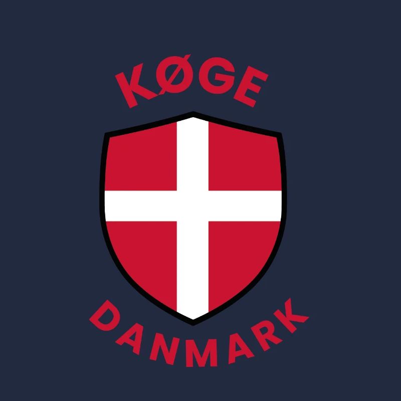 Écu du drapeau du Danemark de Køge