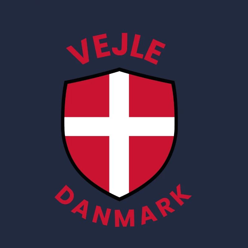 Vejle, Dänemarks Flaggenschild