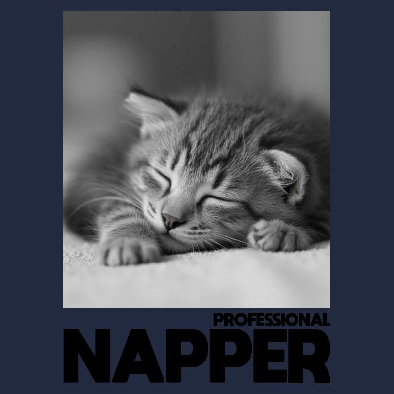 Professional Napper – Schlafende Katze