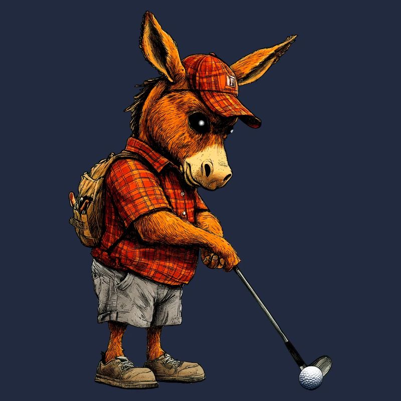 Golfer Donkey
