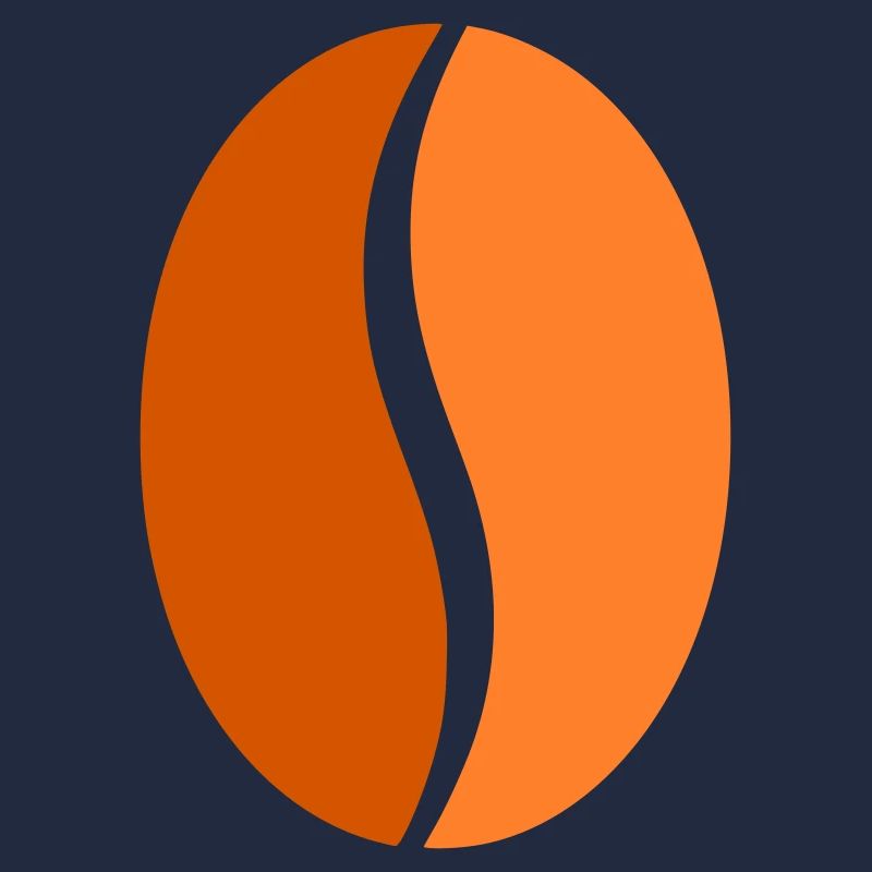 Kaffeebohne Bohne Flat Icon