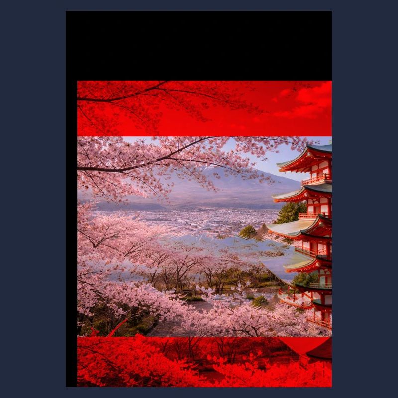 Kirschblütenpagode Szene