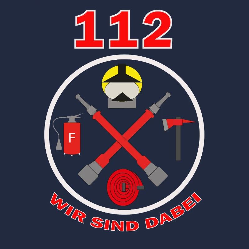 112 Nous faisons partie du logo du district des pompiers