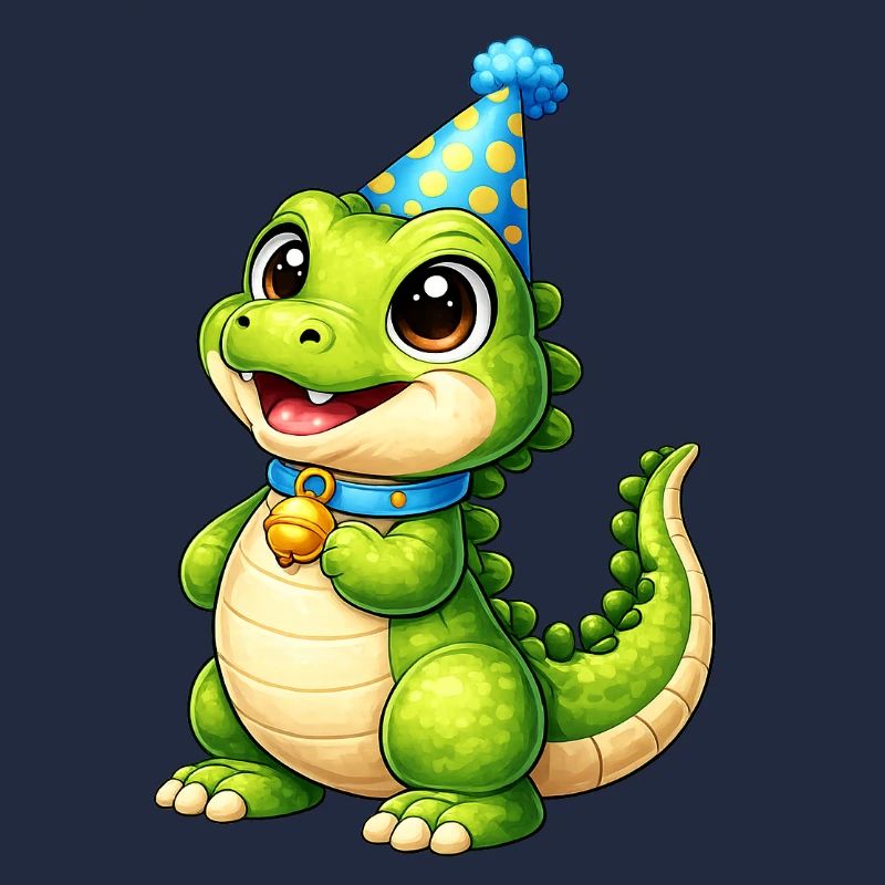 Kleines Party-Krokodil