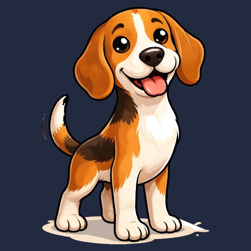 Beagle Dog Cute Funny Fun Design