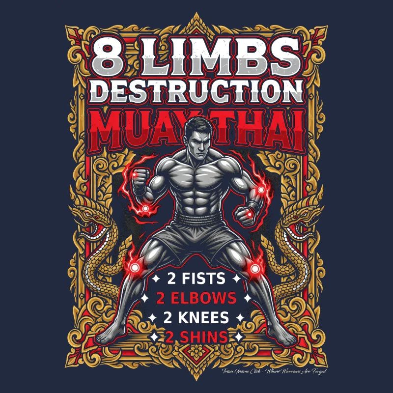 Destruction Muay Thai des 8 Membres