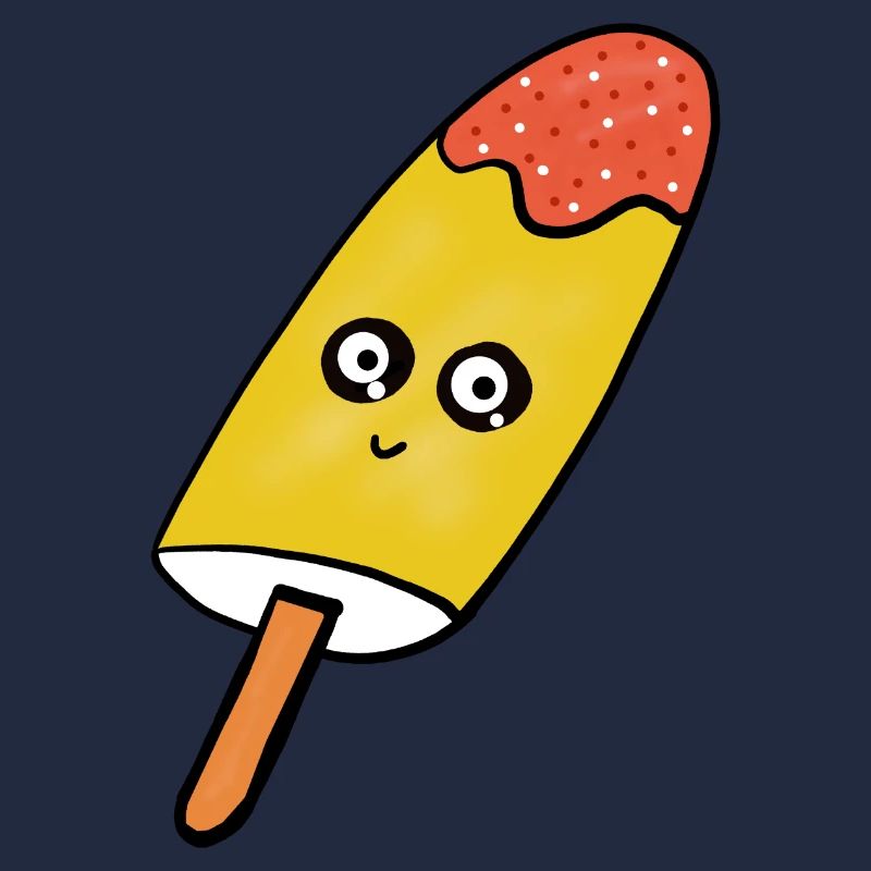Kawaii  Eis Eiskrem Kinder lustig