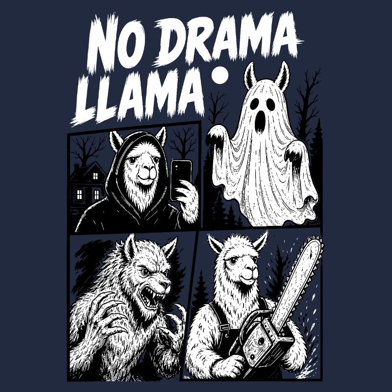 No Drama Llama Horror Comic