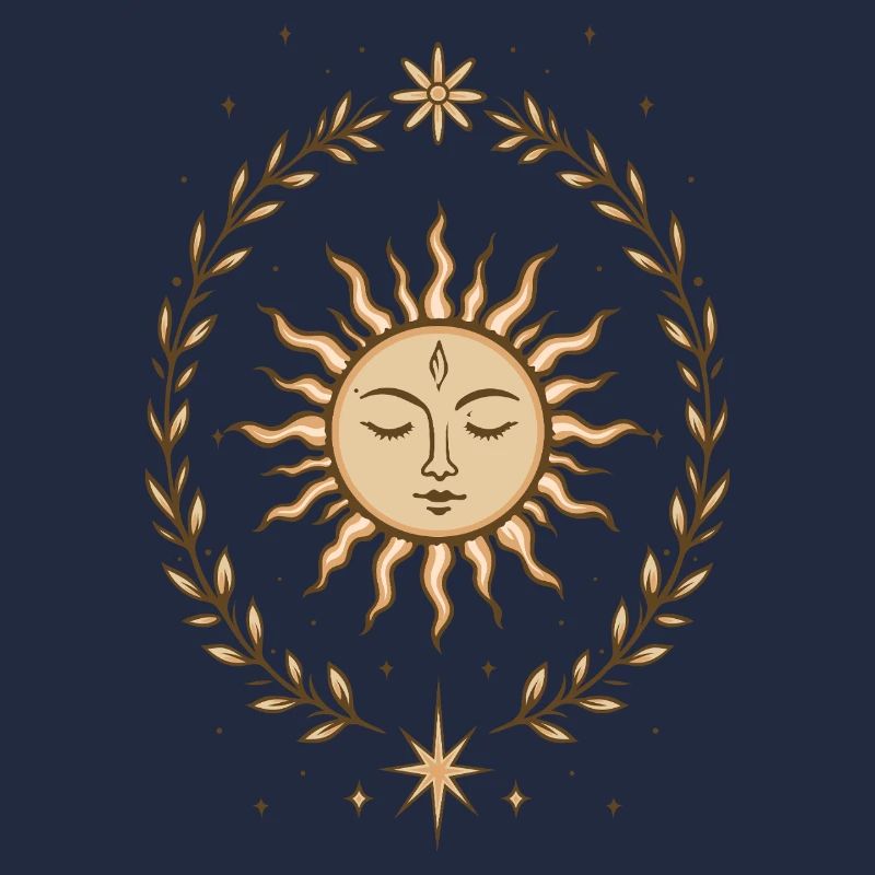 Midsummer Sun – Spiritual Boho Motif