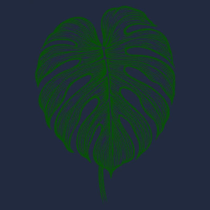 Monstera Leaf – Botanical Nature Motif