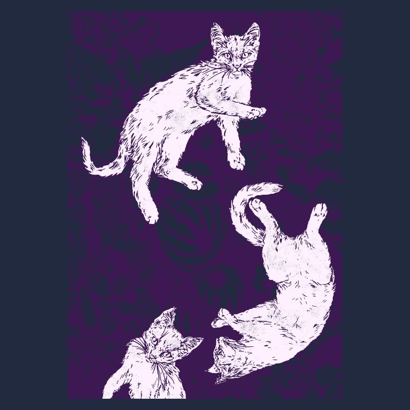 TROIS CHATONS BLANCS